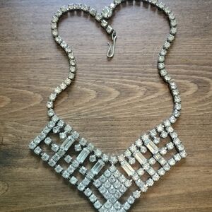 Antique Art Deco Rhinestone Necklace